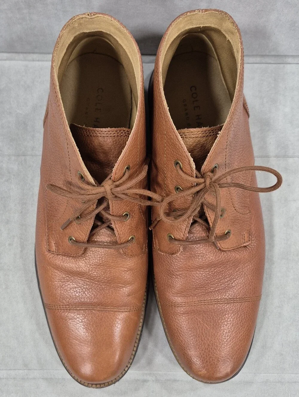 Cole Haan Original Grand Woodbury chukka boots men's 10.5M golden brown leather